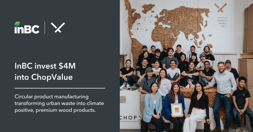 ChopValue Secures InBC Investment to Drive Sustainable Innovation in the B2B Furniture Industry